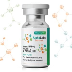 Blend: NAD+ (100mg) / MOTS-C (10mg) / 5-Amino-1MQ (10mg)